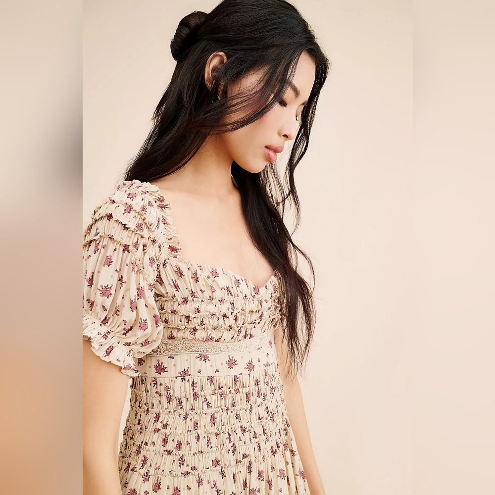 Like New Free People Bali Juniper Floral Maxi Dress - Picture 5 of 9